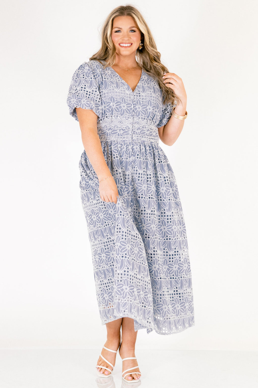 It's A New Day Dress, Ice Blue