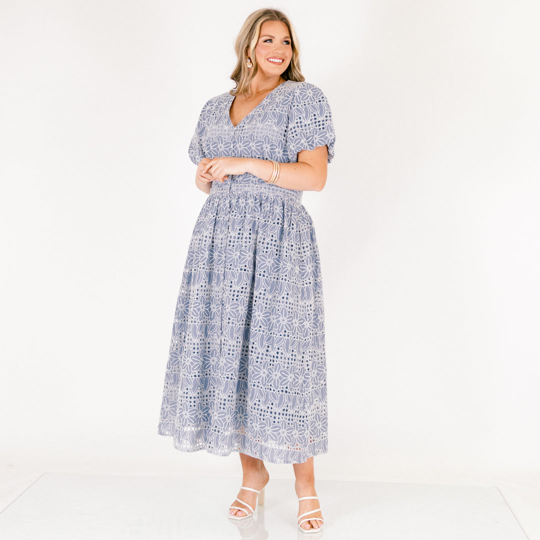 It's A New Day Dress, Ice Blue