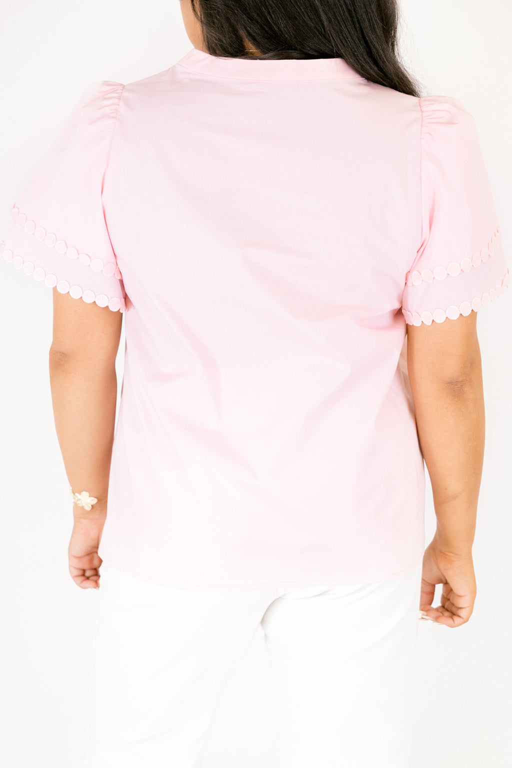 Treading Lightly Top, Baby Pink