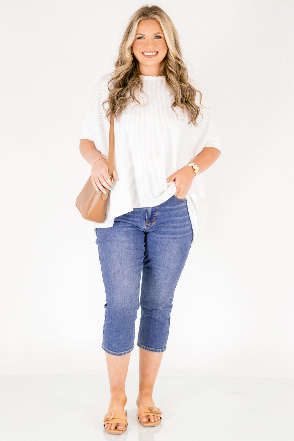 Judy Blue: Learn To Love Capris, Classic Wash