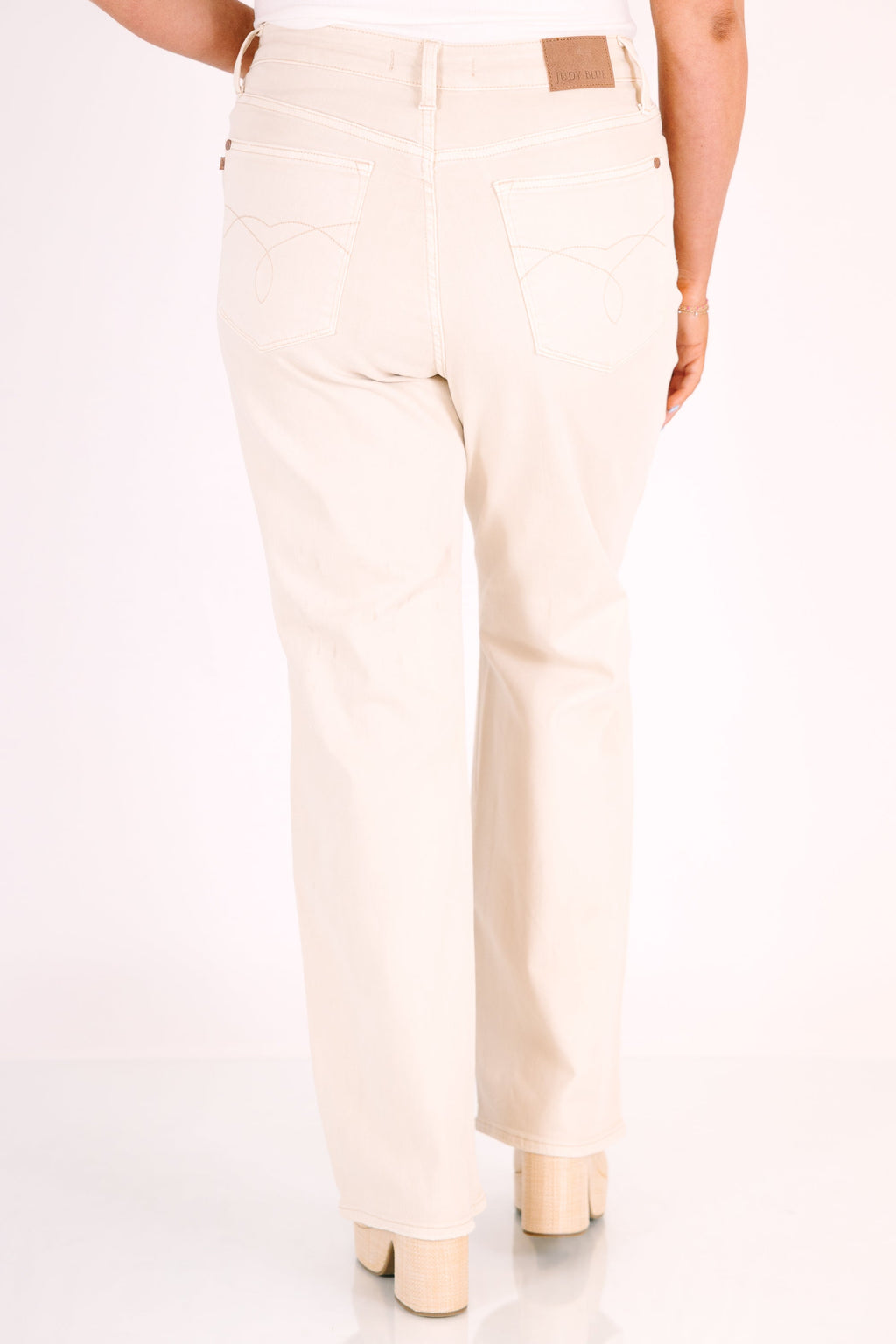 Judy Blue: Never Stressed Jeans, Bone