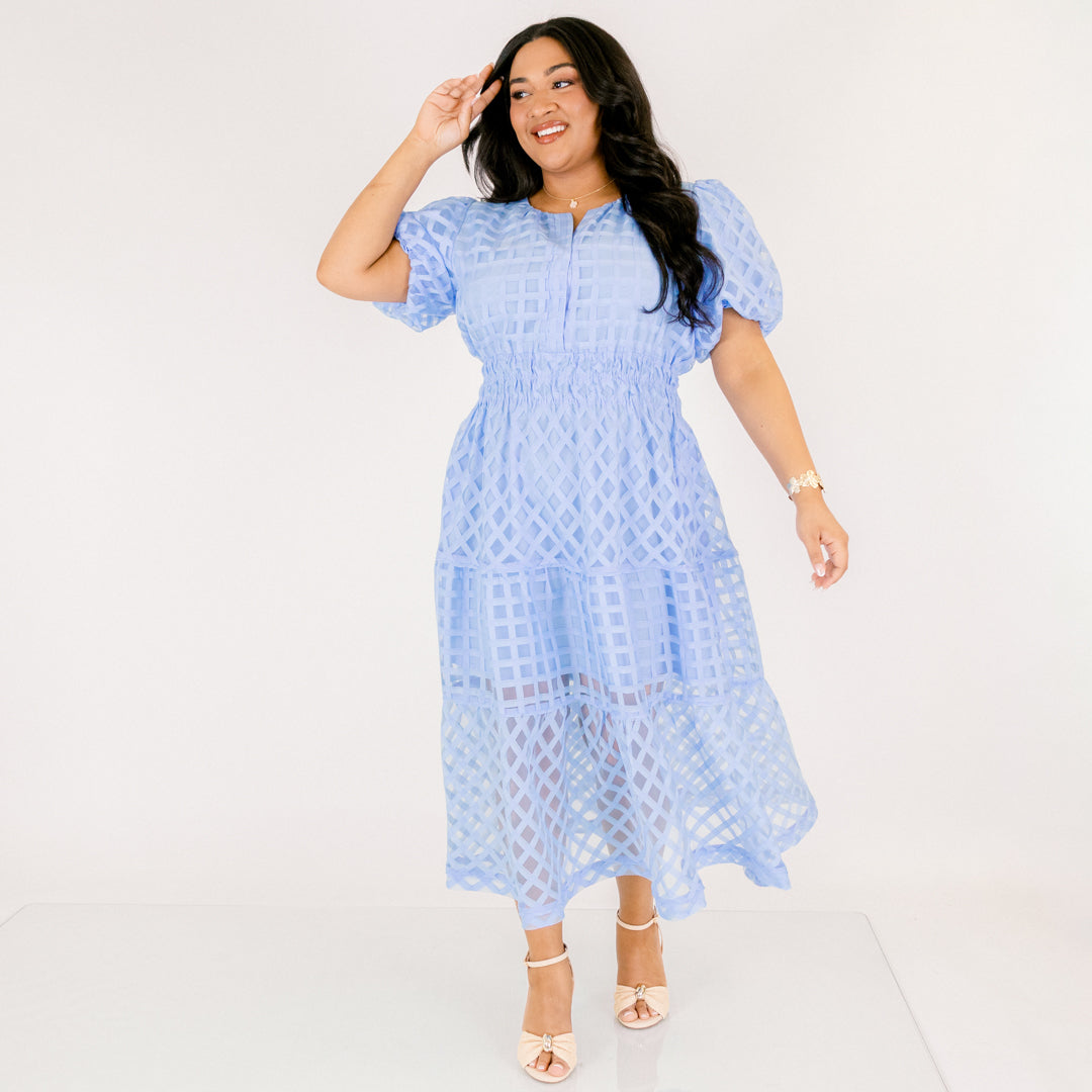 Just Because Dress, Pastel Blue