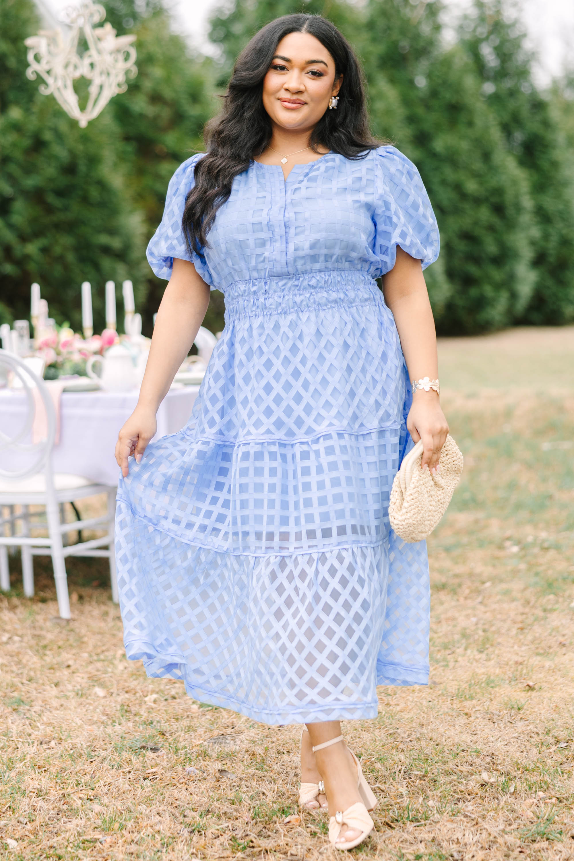 Just Because Dress, Pastel Blue