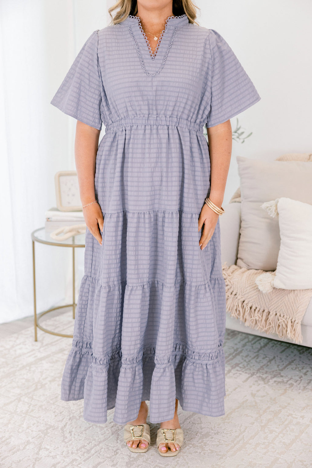 Just Call Me Later Dress, Baby Blue
