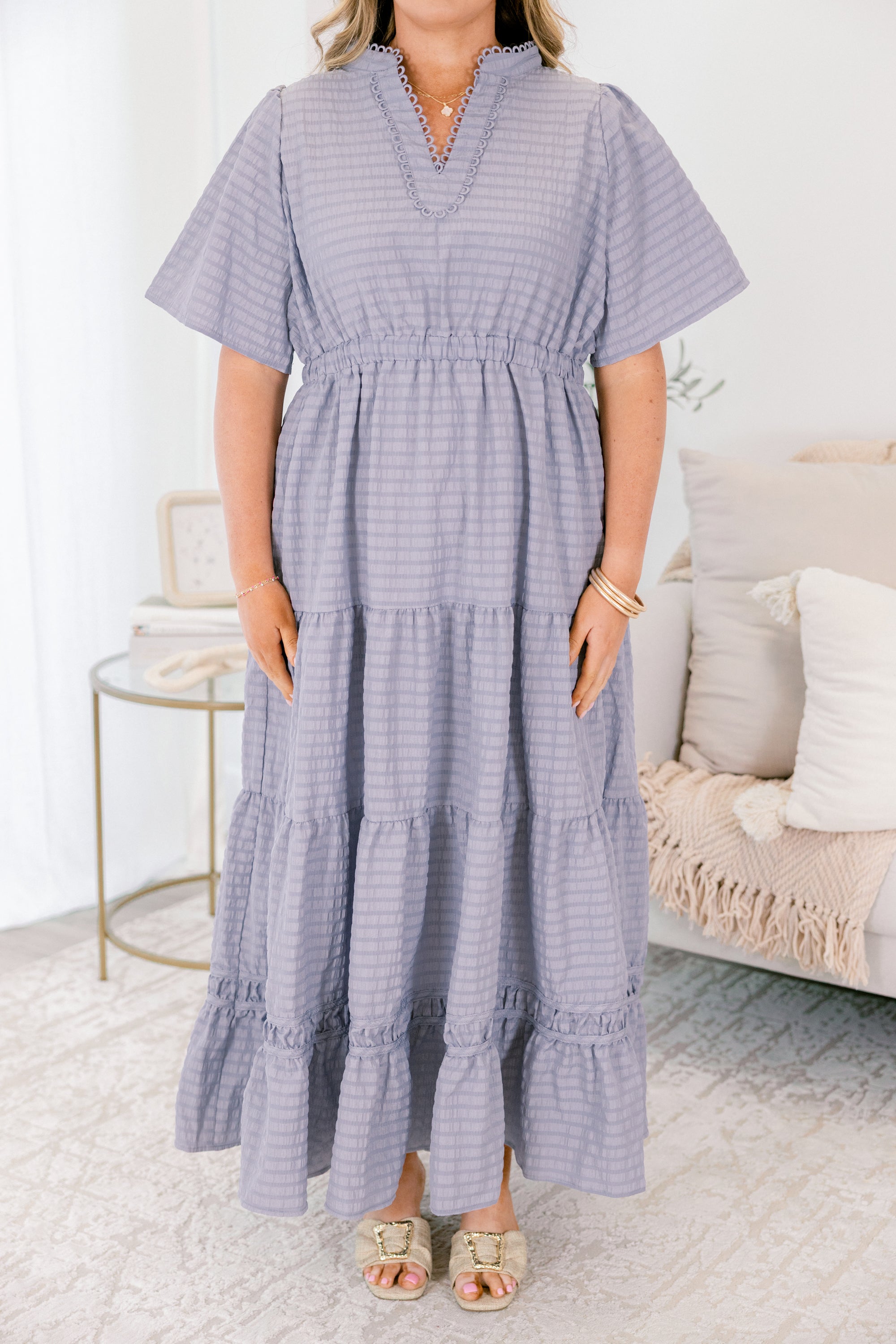 Just Call Me Later Dress, Baby Blue