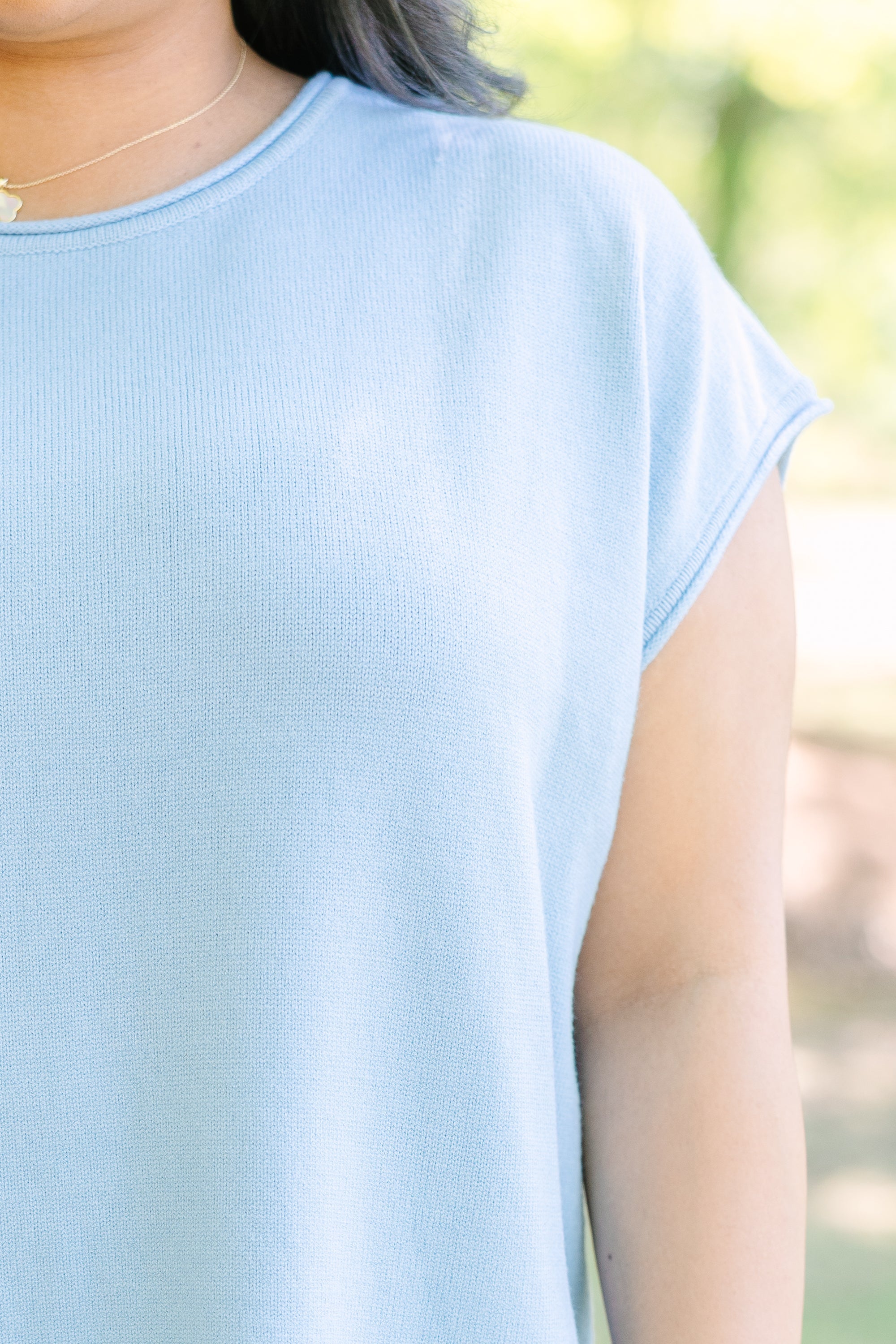 Just Makes Sense Sweater, Blue