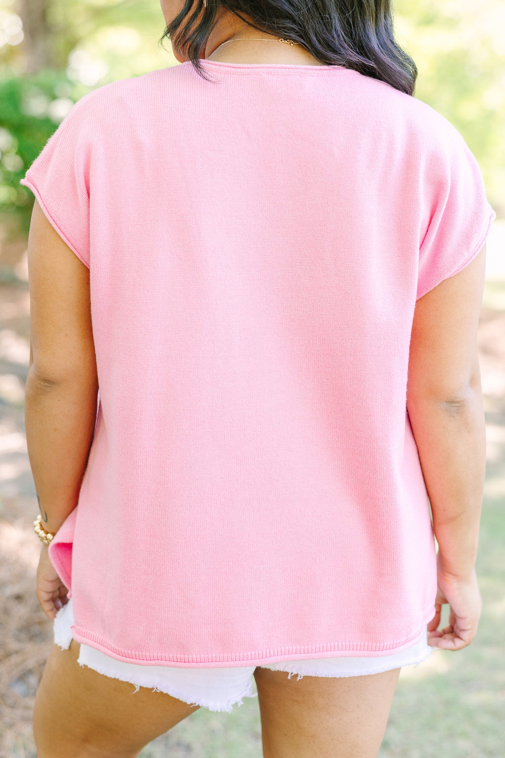 Just Makes Sense Sweater, Pink