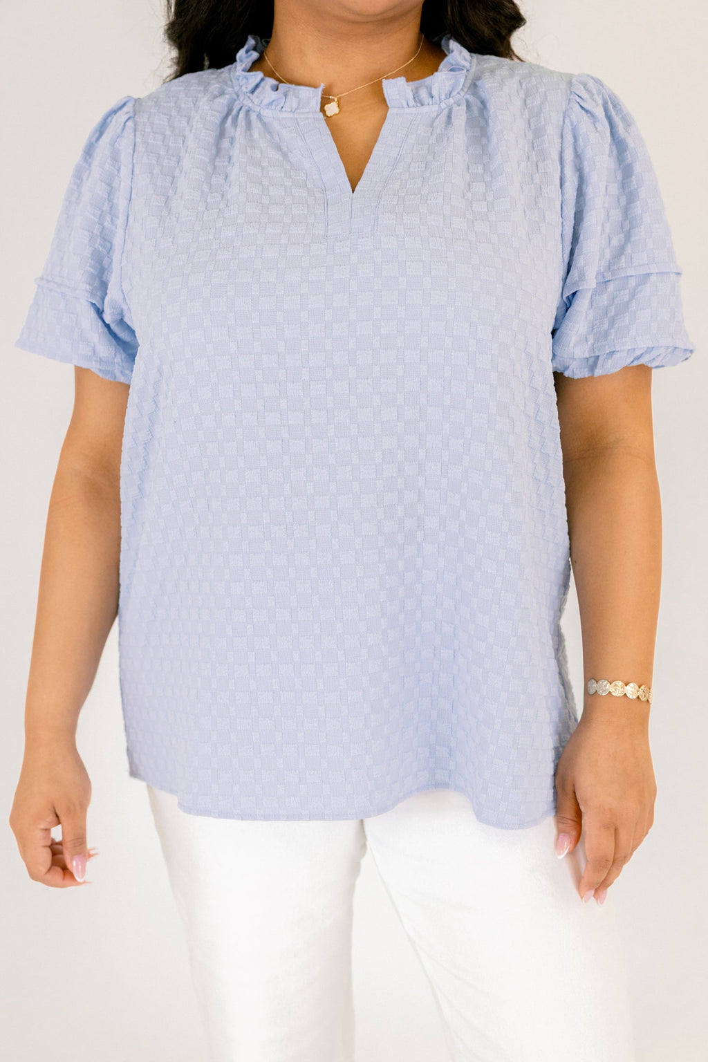 Just Wait Top, Blue