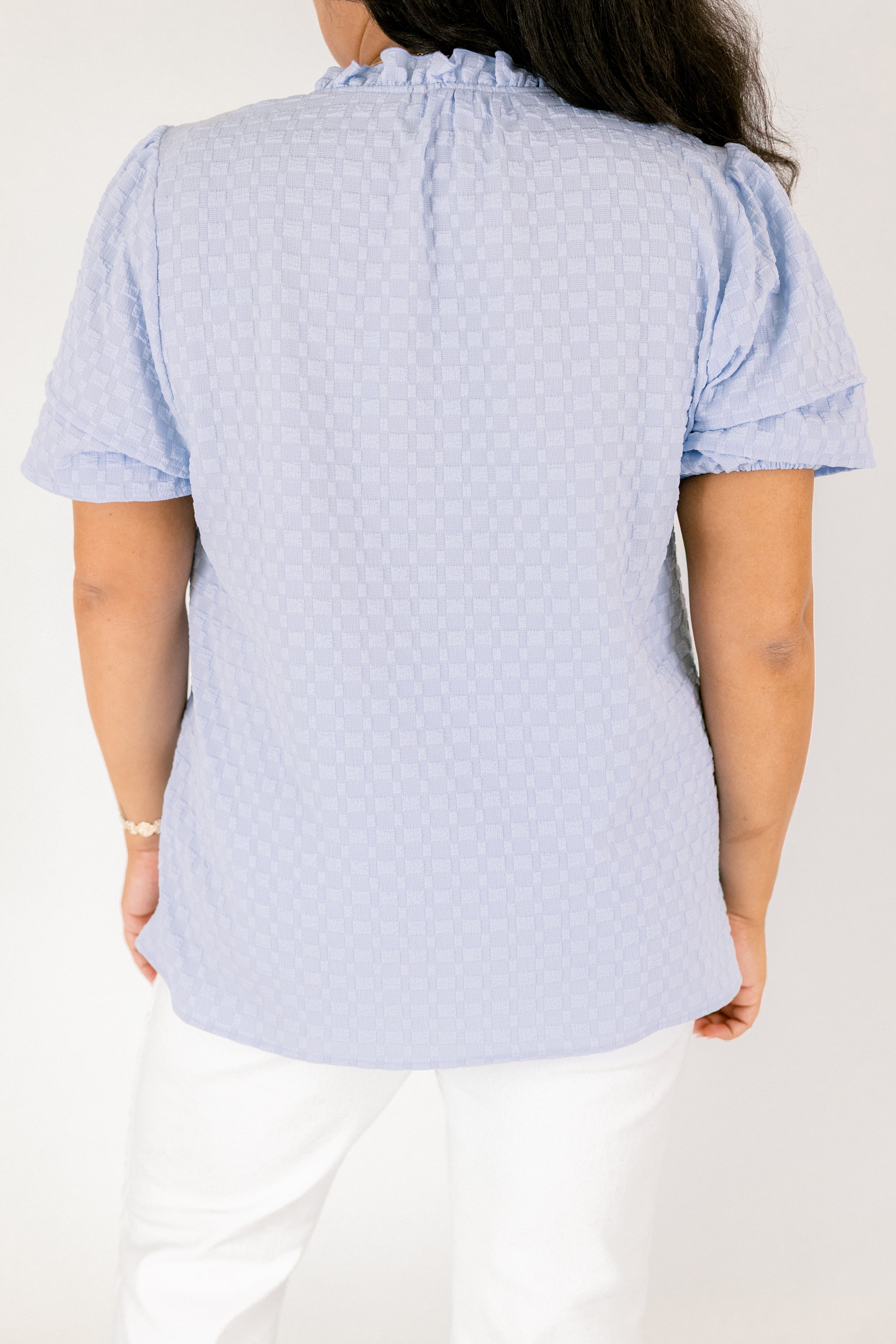 Just Wait Top, Blue