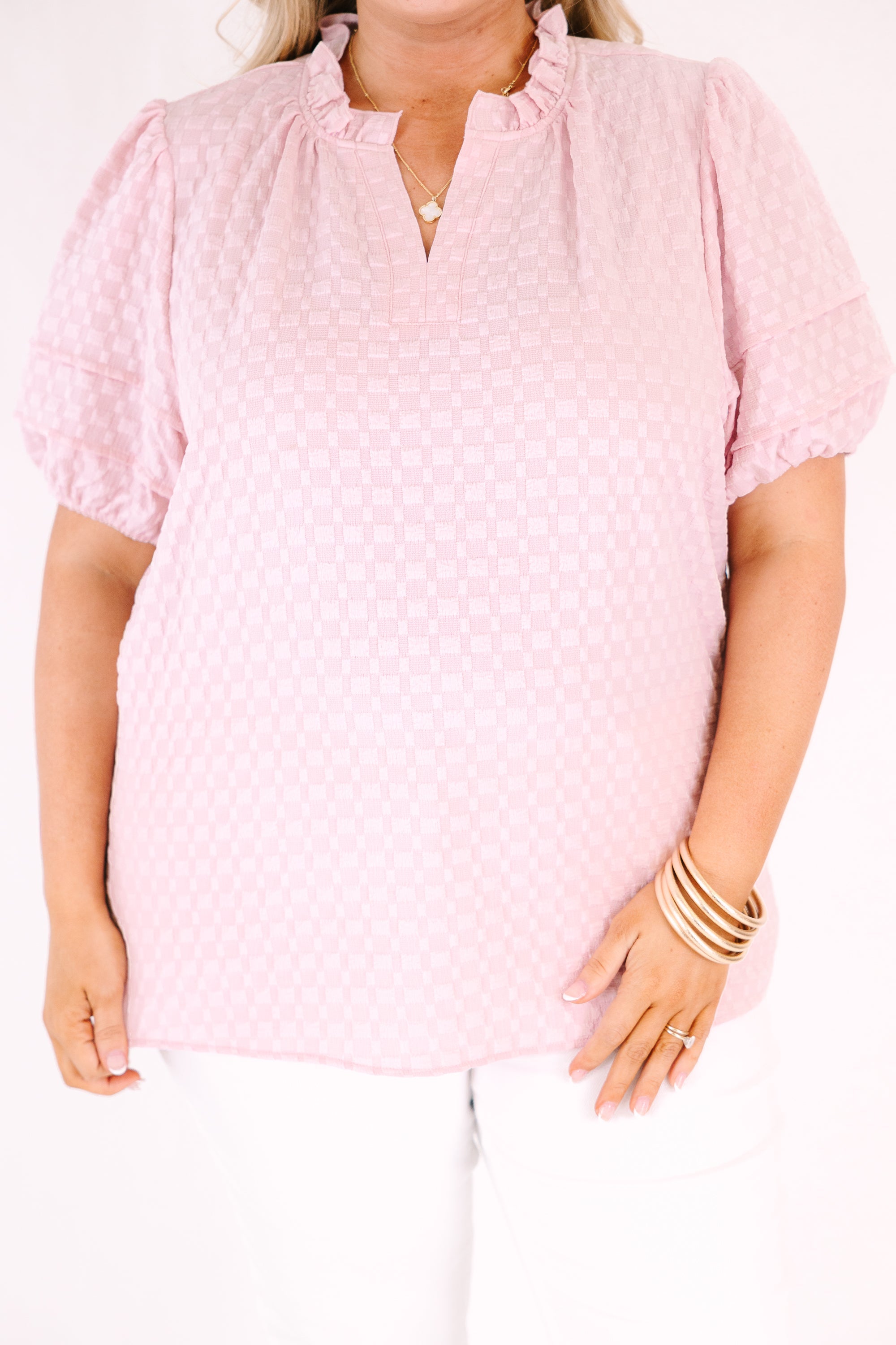 Just Wait Top, Pink