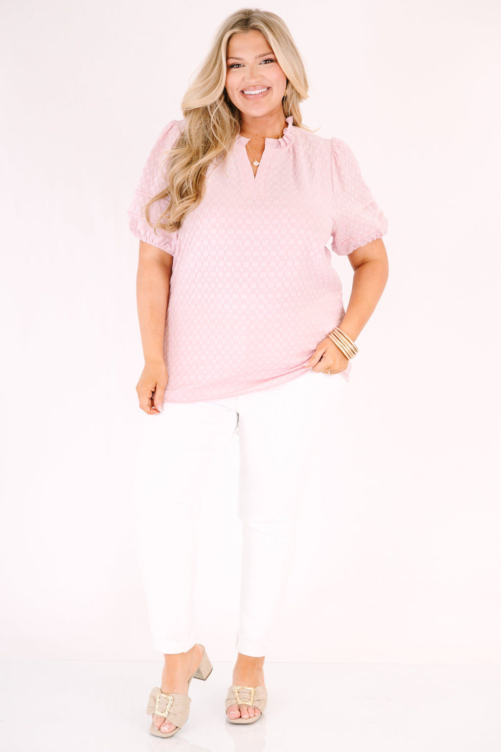 Just Wait Top, Pink