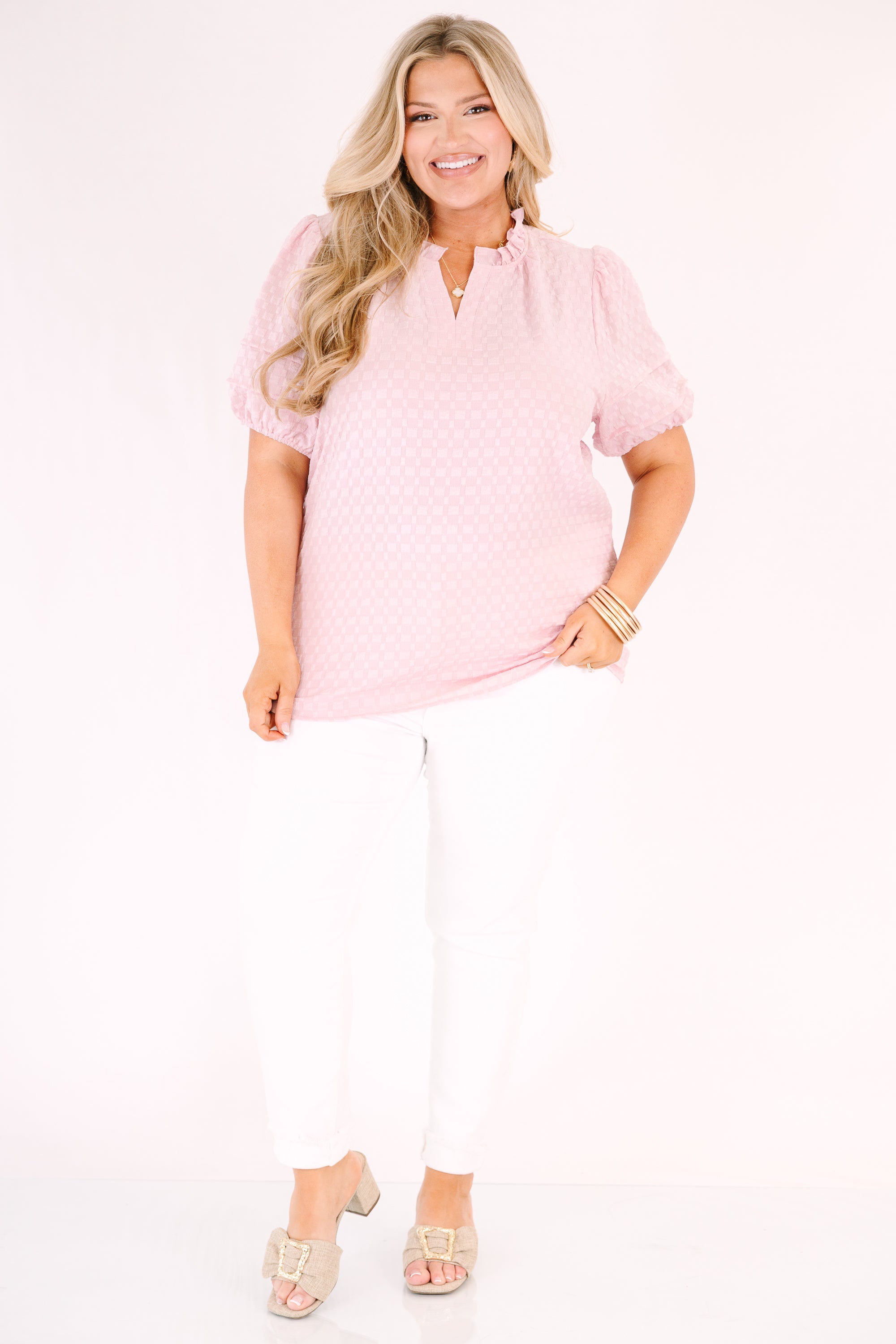 Just Wait Top, Pink