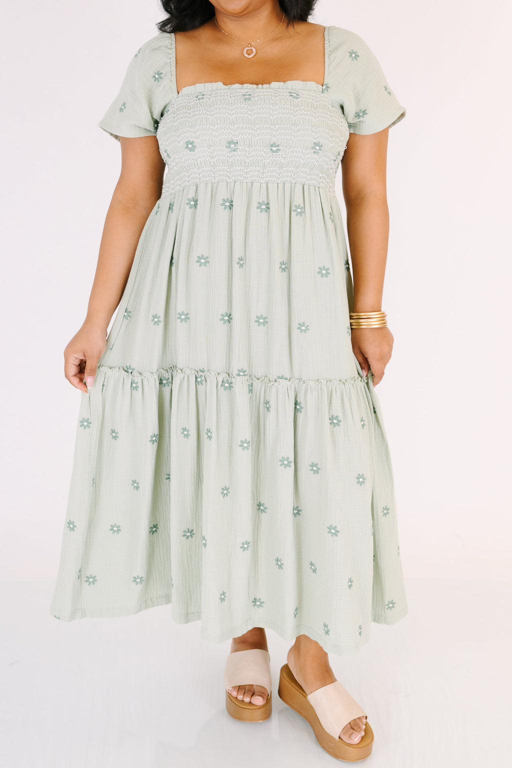 Keeping Secrets Dress, Green