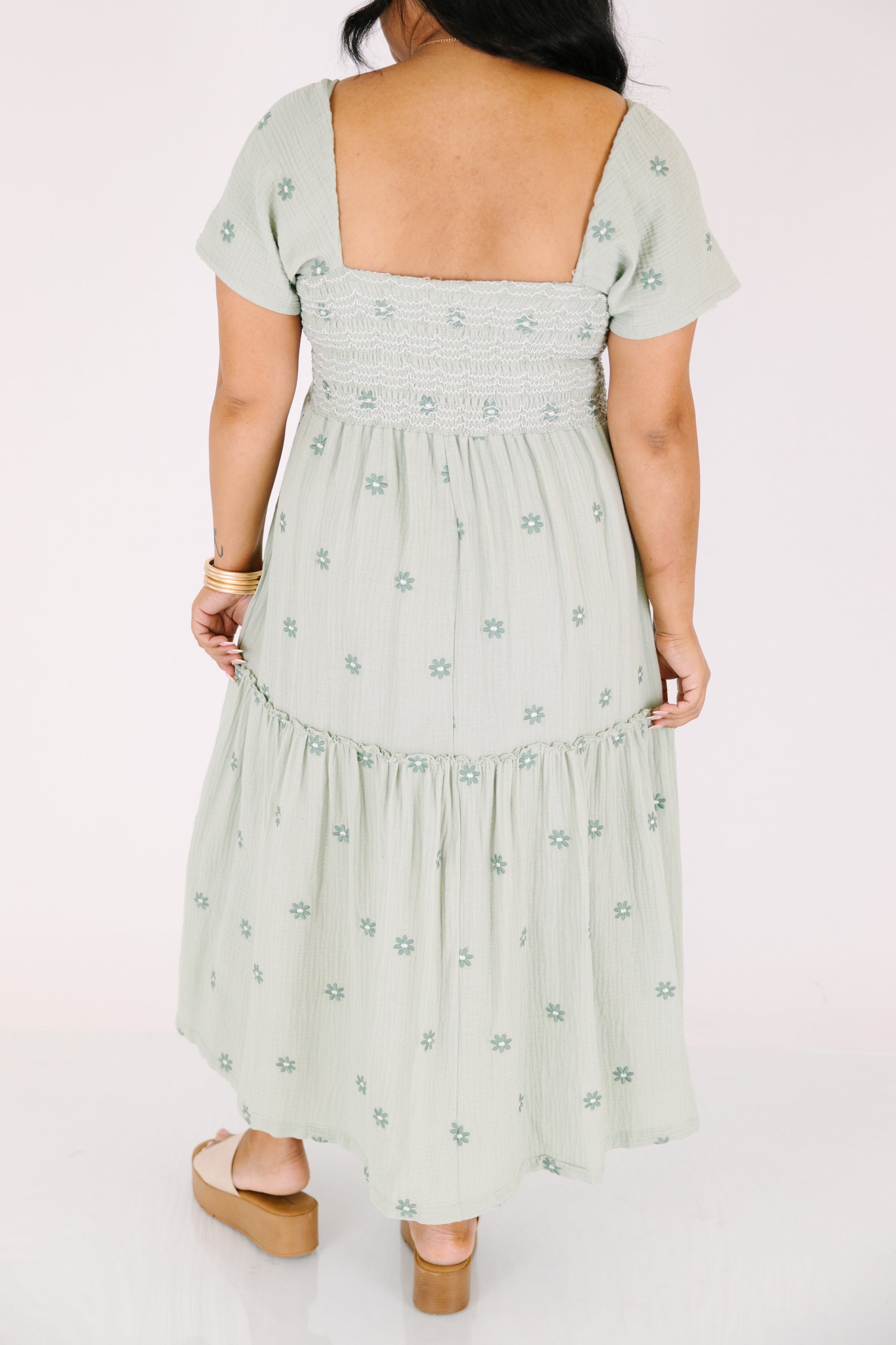 Keeping Secrets Dress, Green