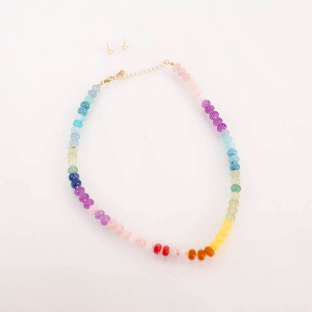 Keep Me Colorful Necklace Set, Multi
