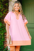 Keep Me Company Dress, Pink