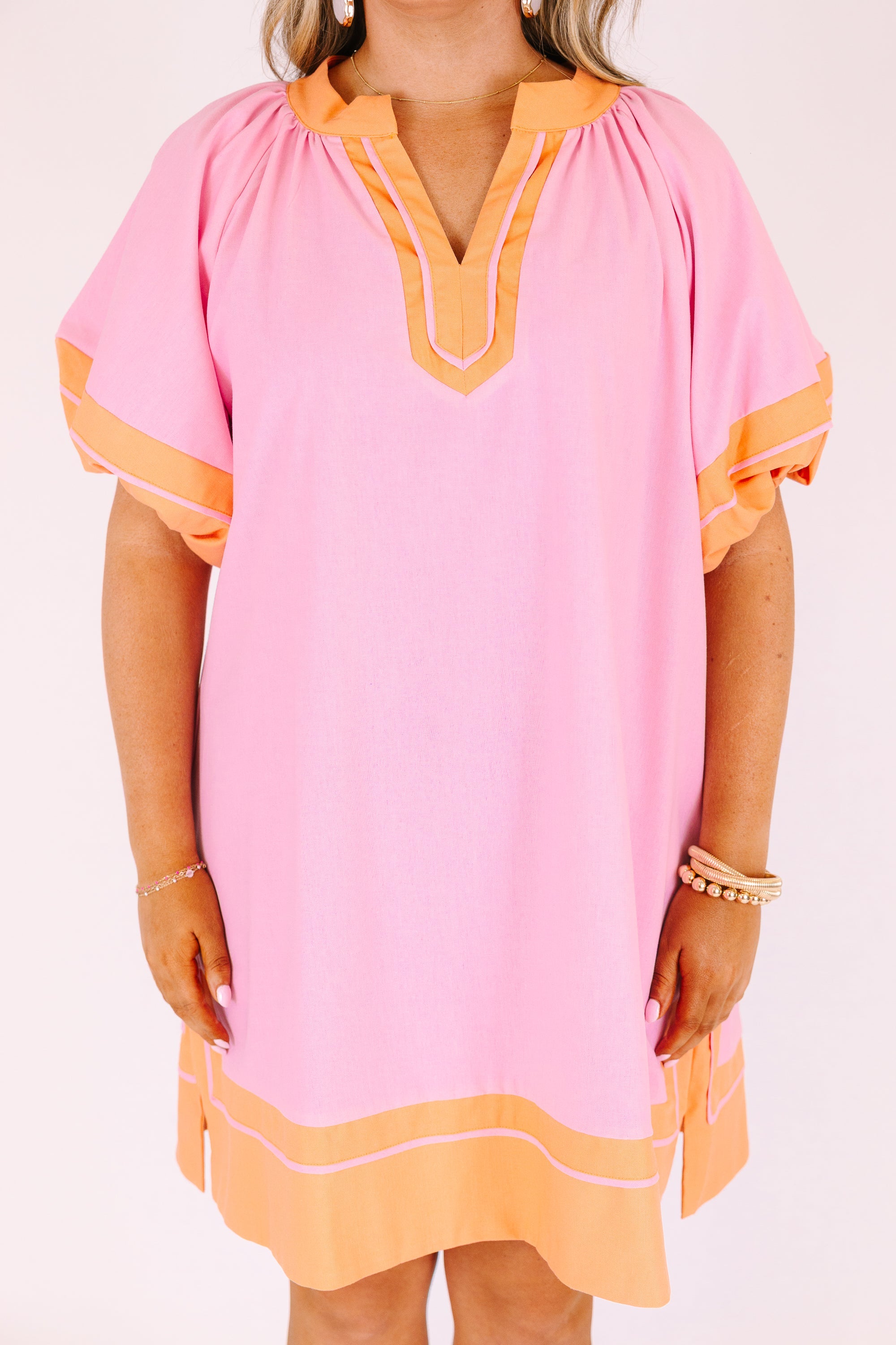Keep Me Company Dress, Pink