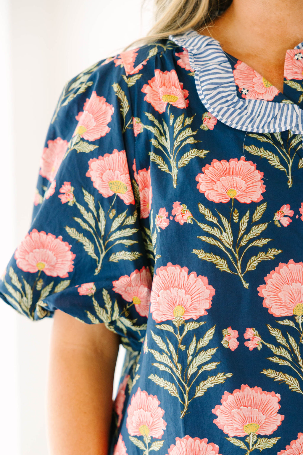 Kept Promises Top, Navy