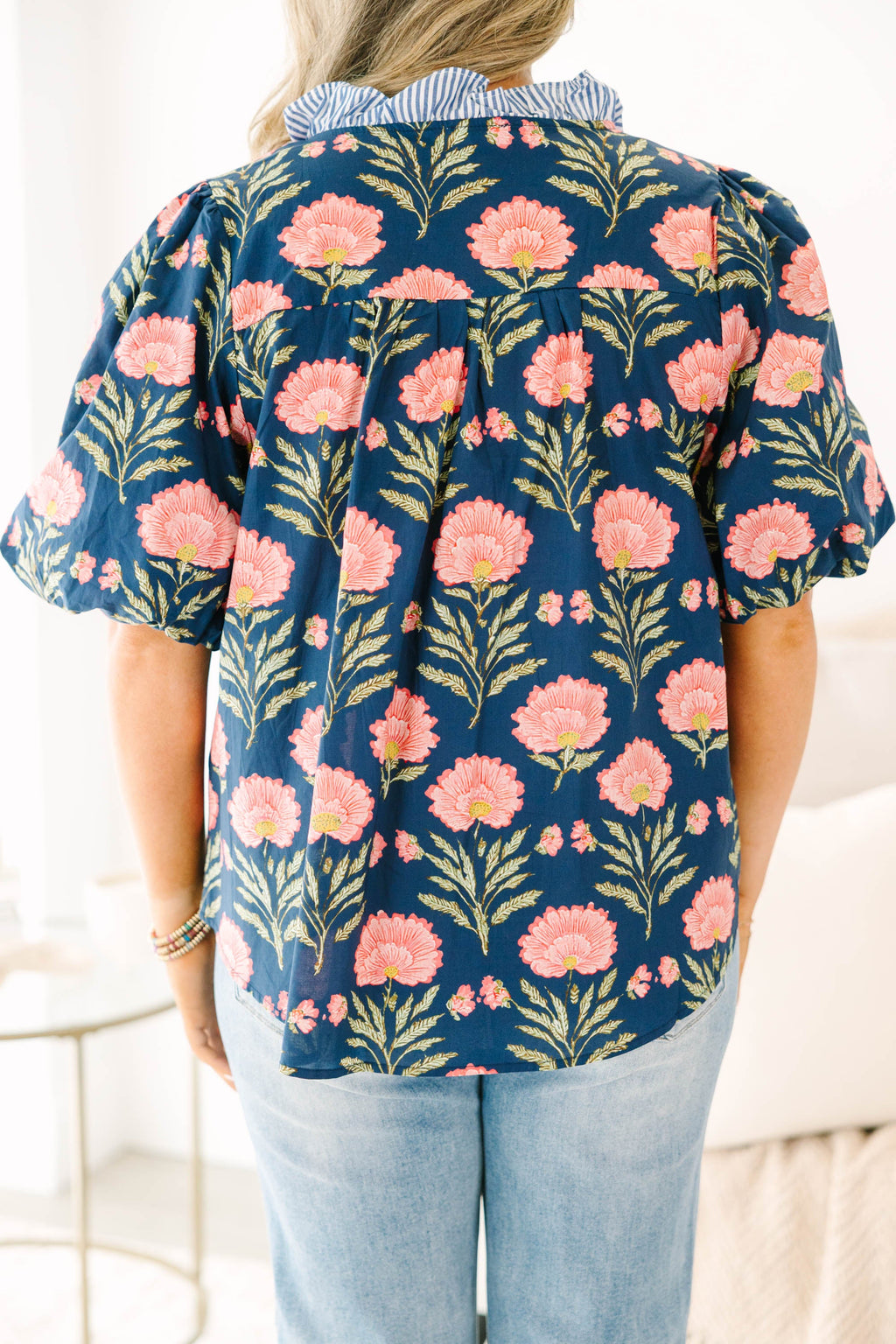 Kept Promises Top, Navy