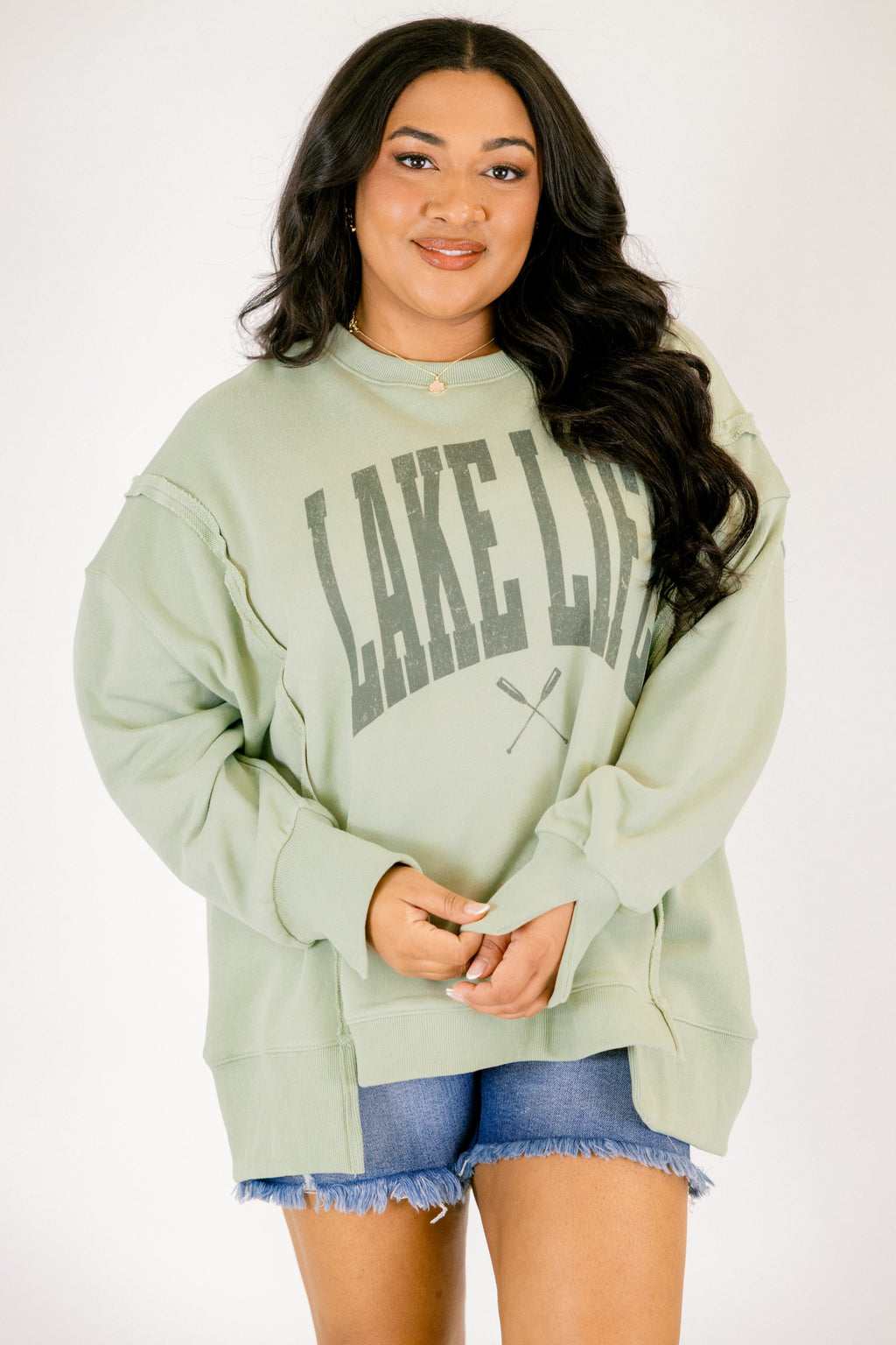 Lakin' It Comfy Crew, Light Green