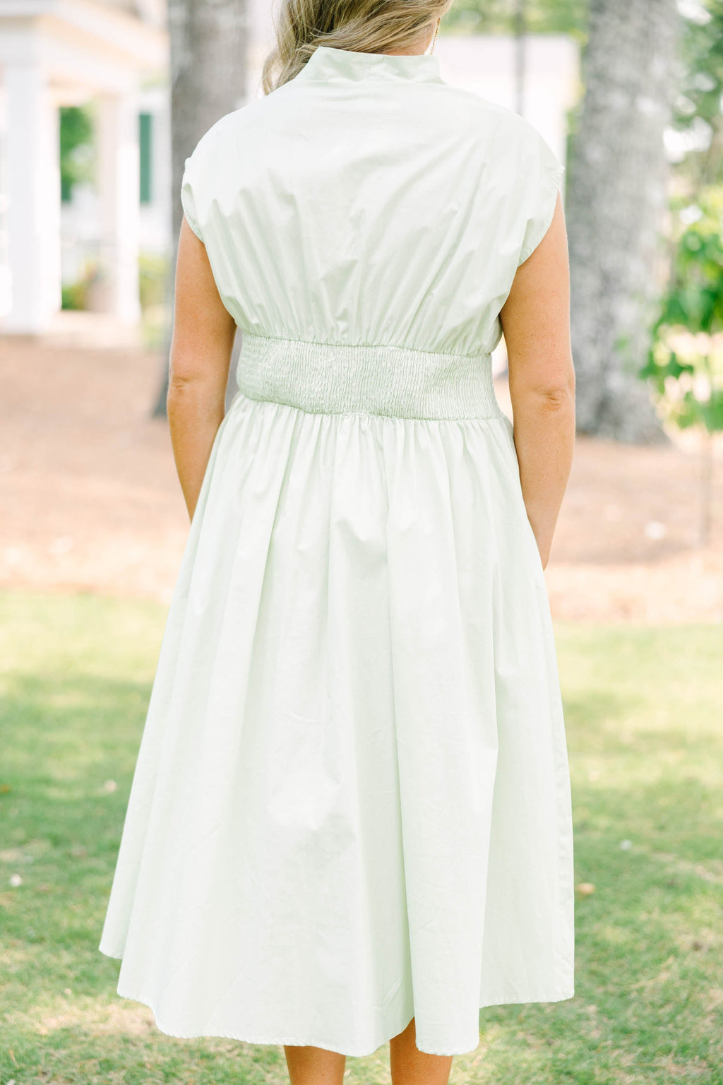 Late Night Skies Dress, Sage