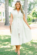 Late Night Skies Dress, Sage