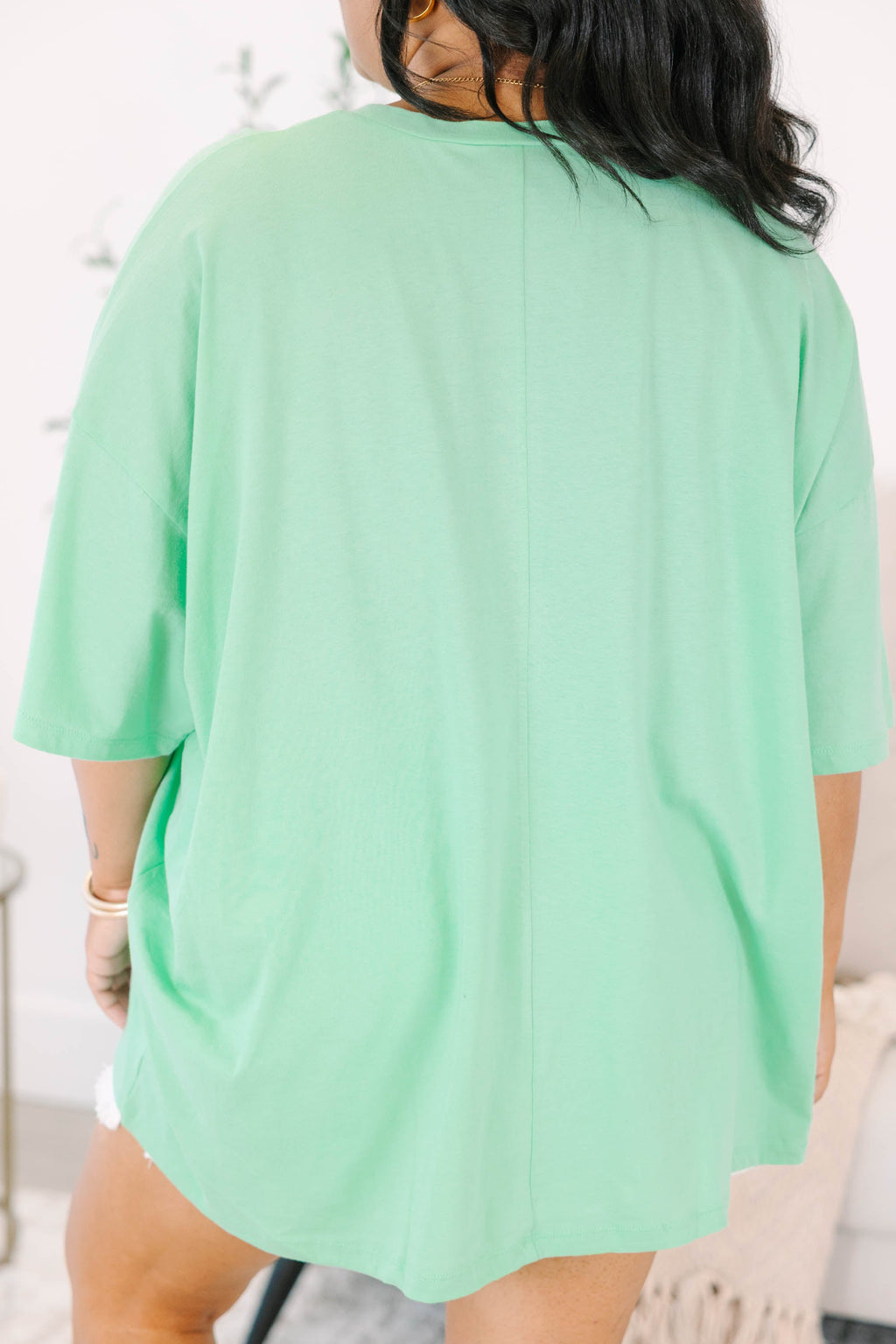 Later Gator Boyfriend Tee, Green Mint