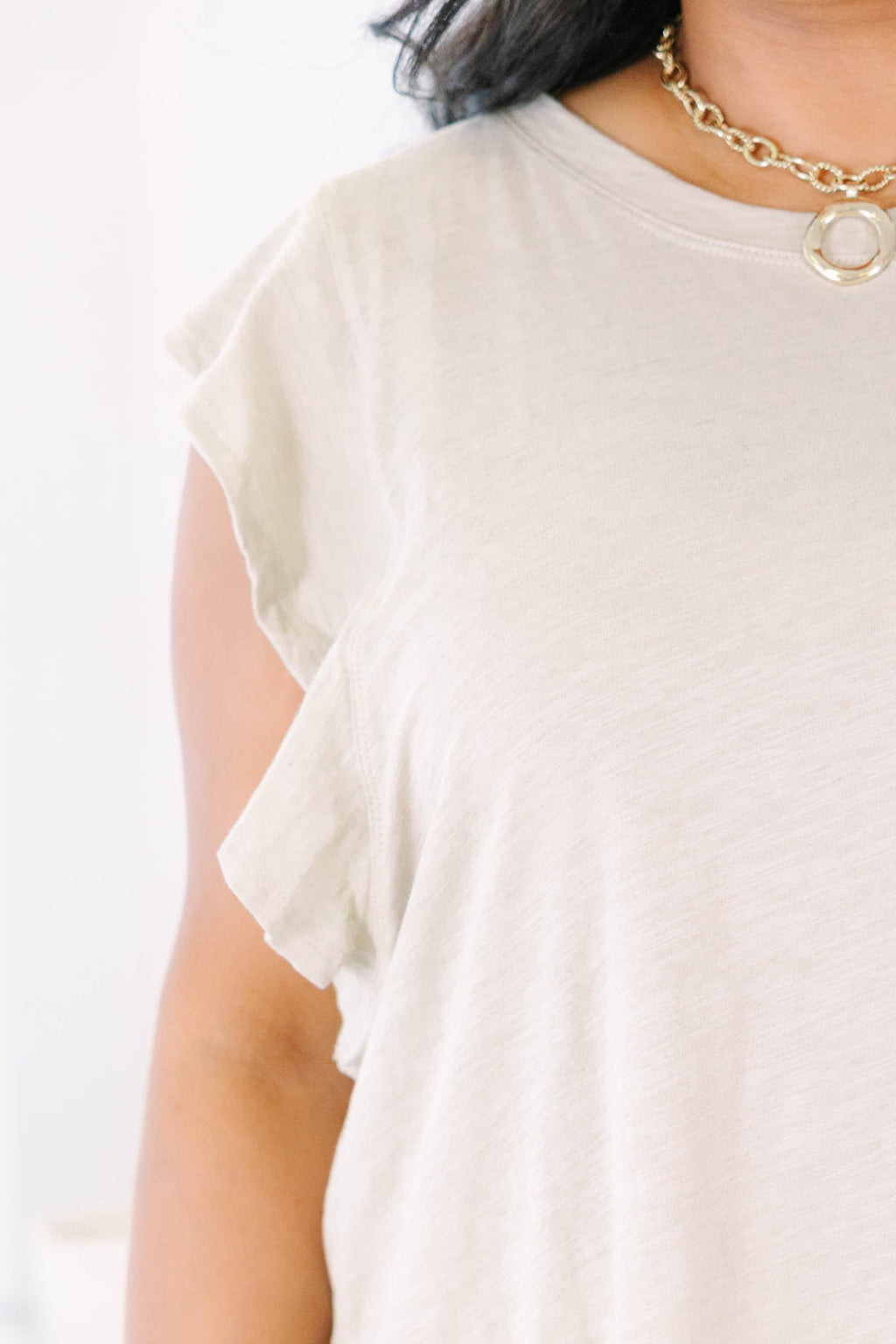 Leave Your Lover Top, Light Mocha