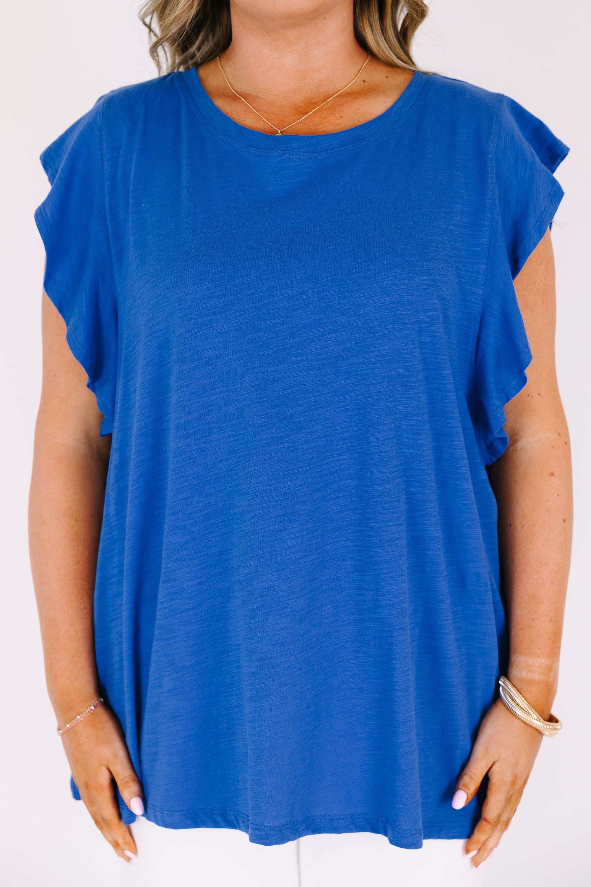 Leave Your Lover Top, Navy