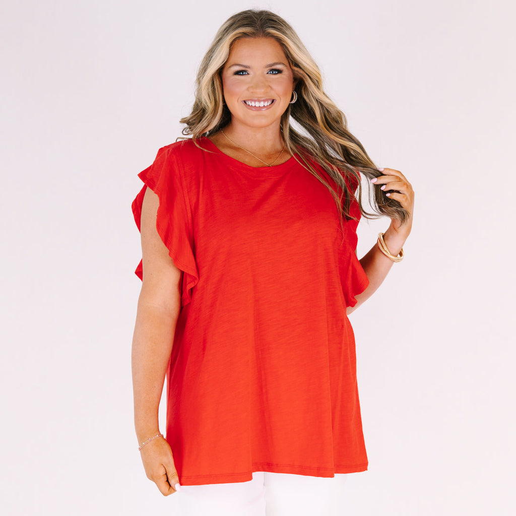 Leave Your Lover Top, Red