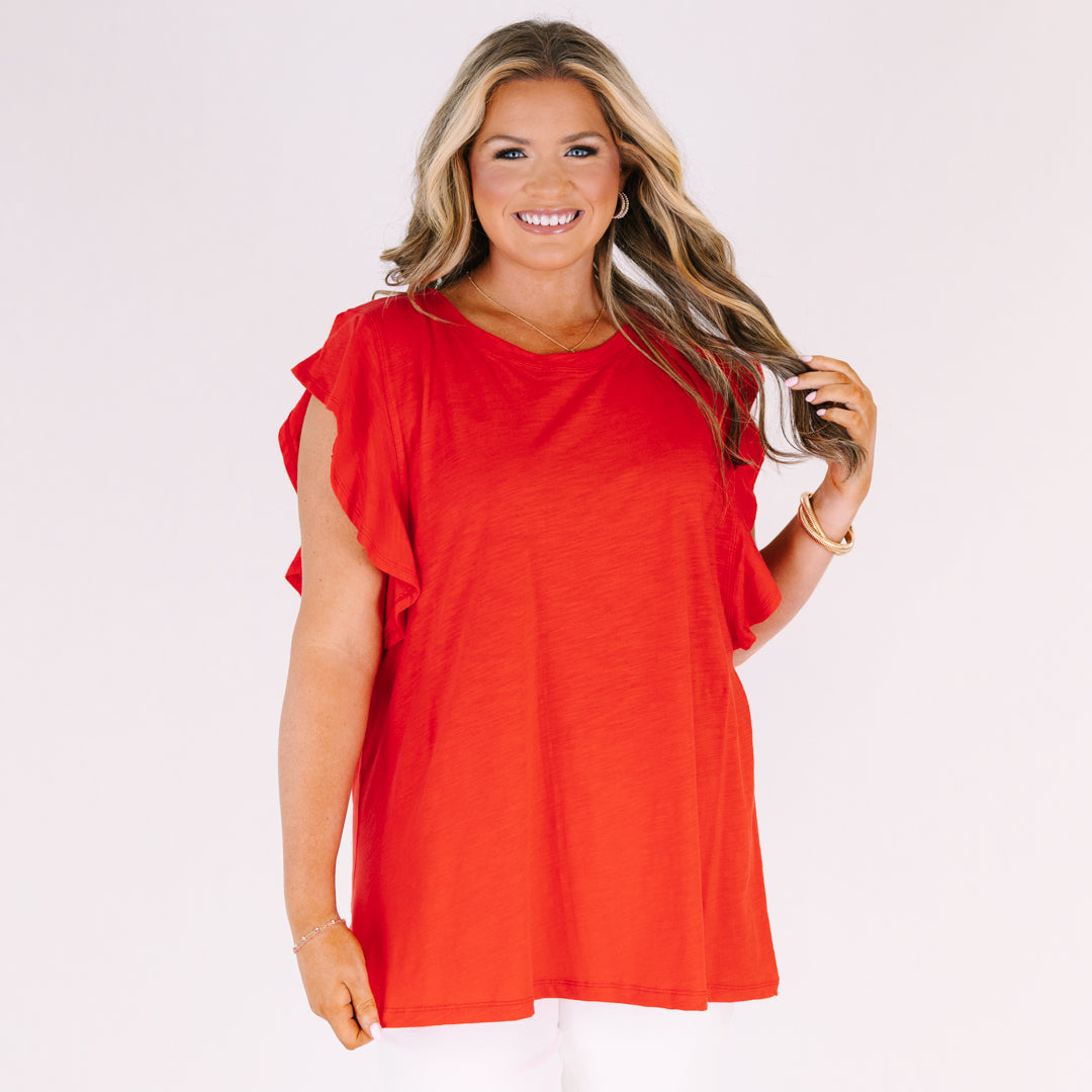 Leave Your Lover Top, Red