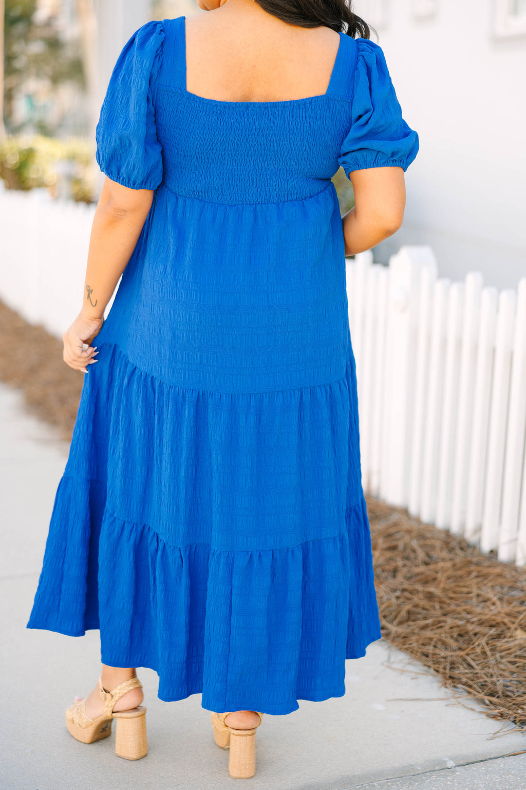 Let's Get Away Dress, Cobalt