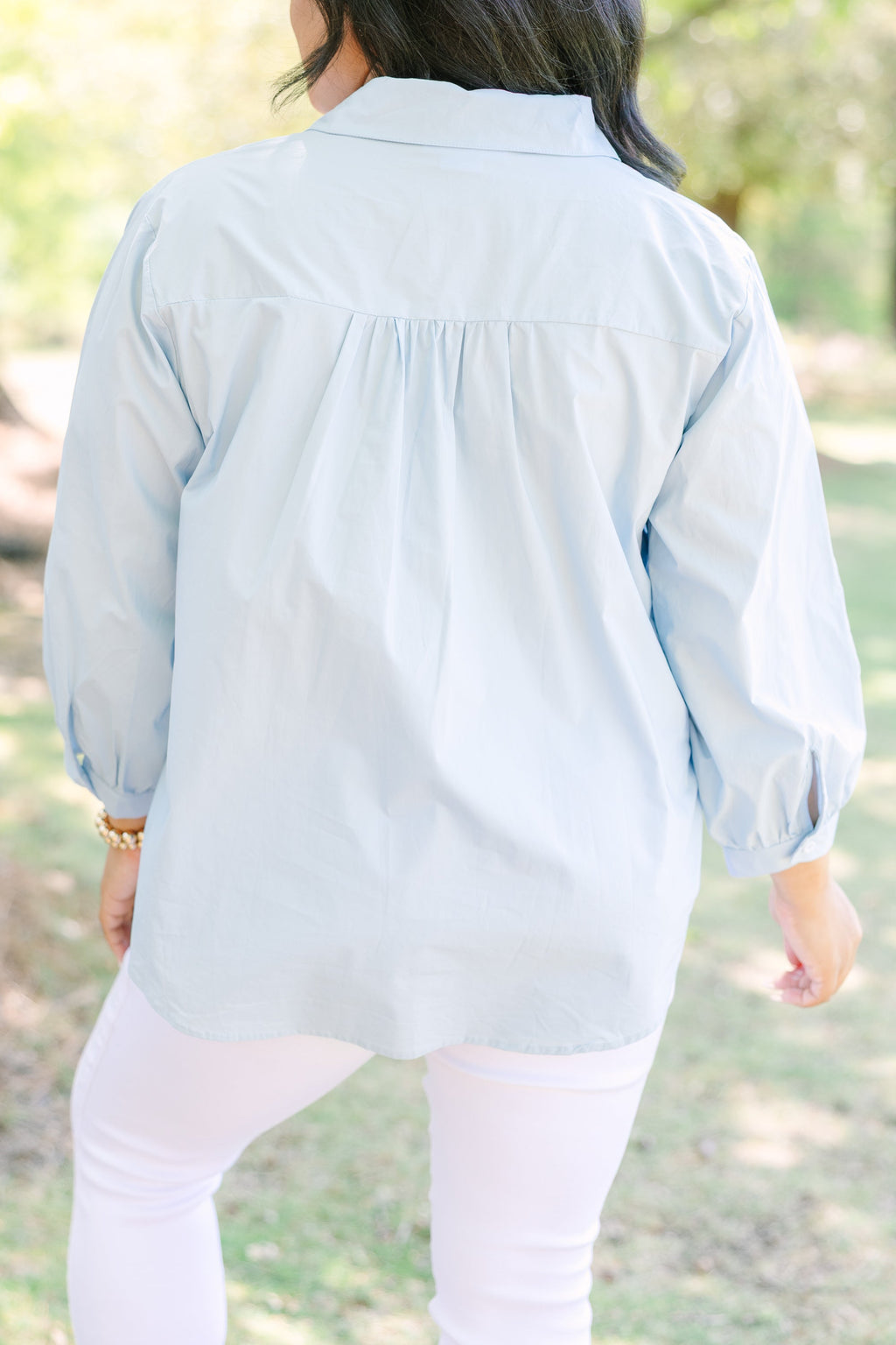 Let's Just Talk Top, Light Blue