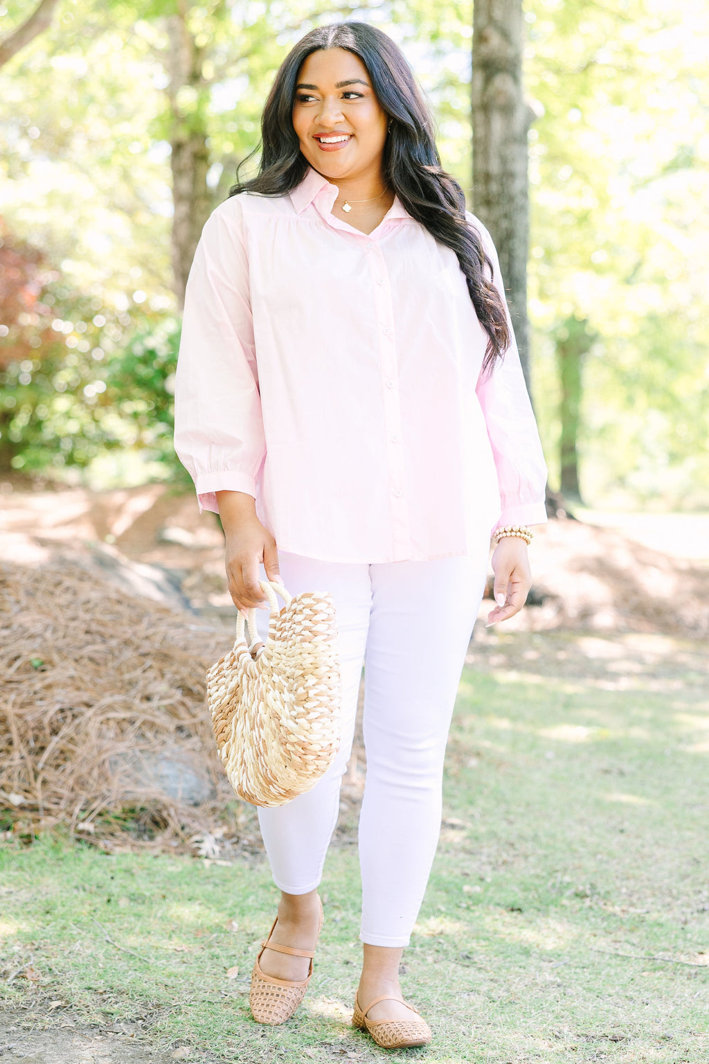 Let's Just Talk Top, Light Pink