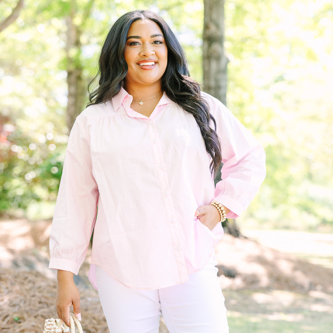 Let's Just Talk Top, Light Pink