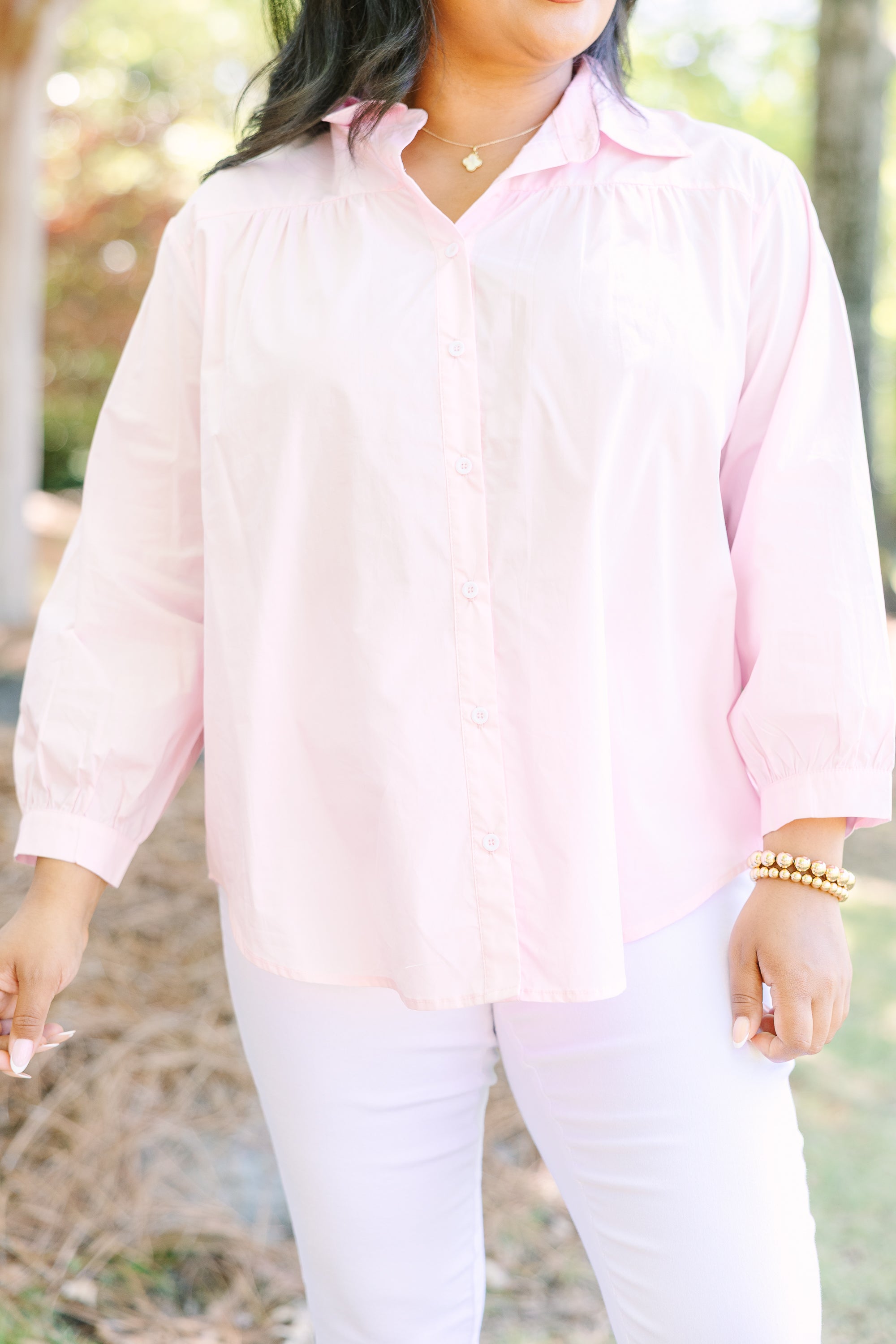 Let's Just Talk Top, Light Pink