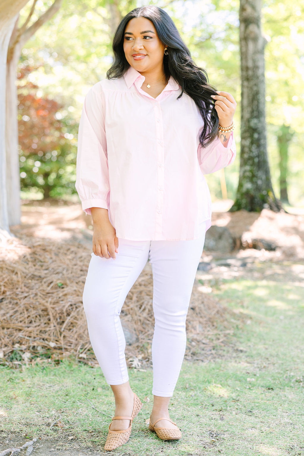 Let's Just Talk Top, Light Pink