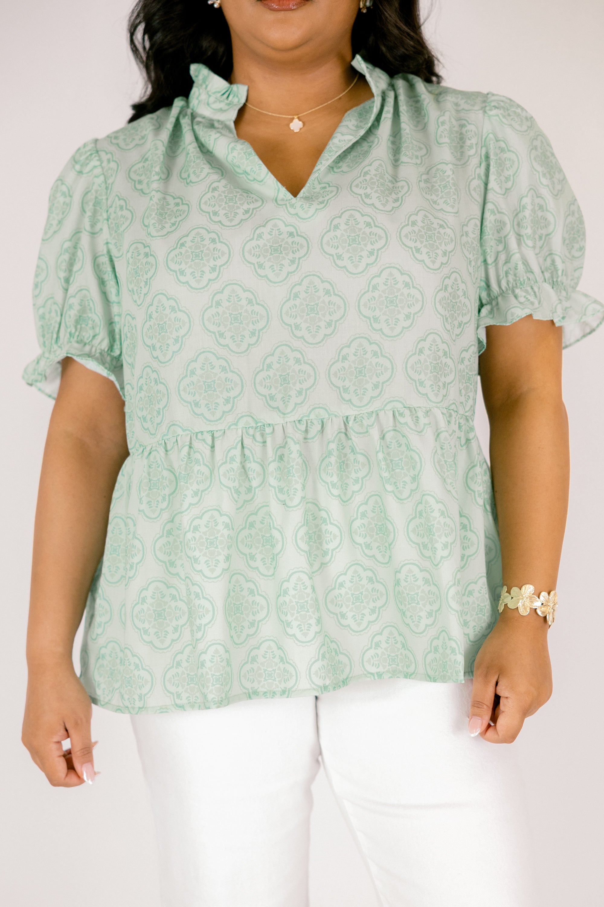 Life With You Top, Green