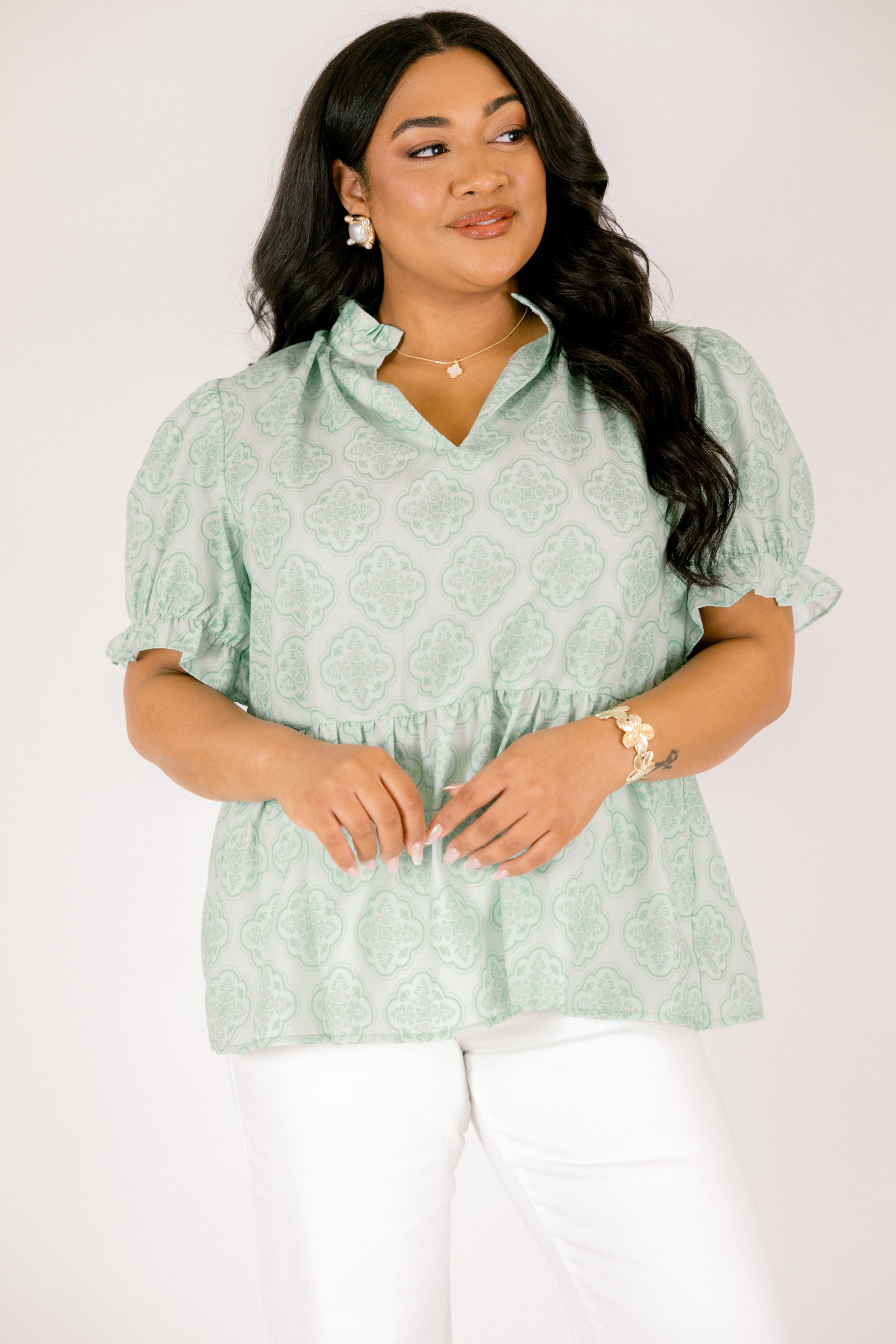 Life With You Top, Green