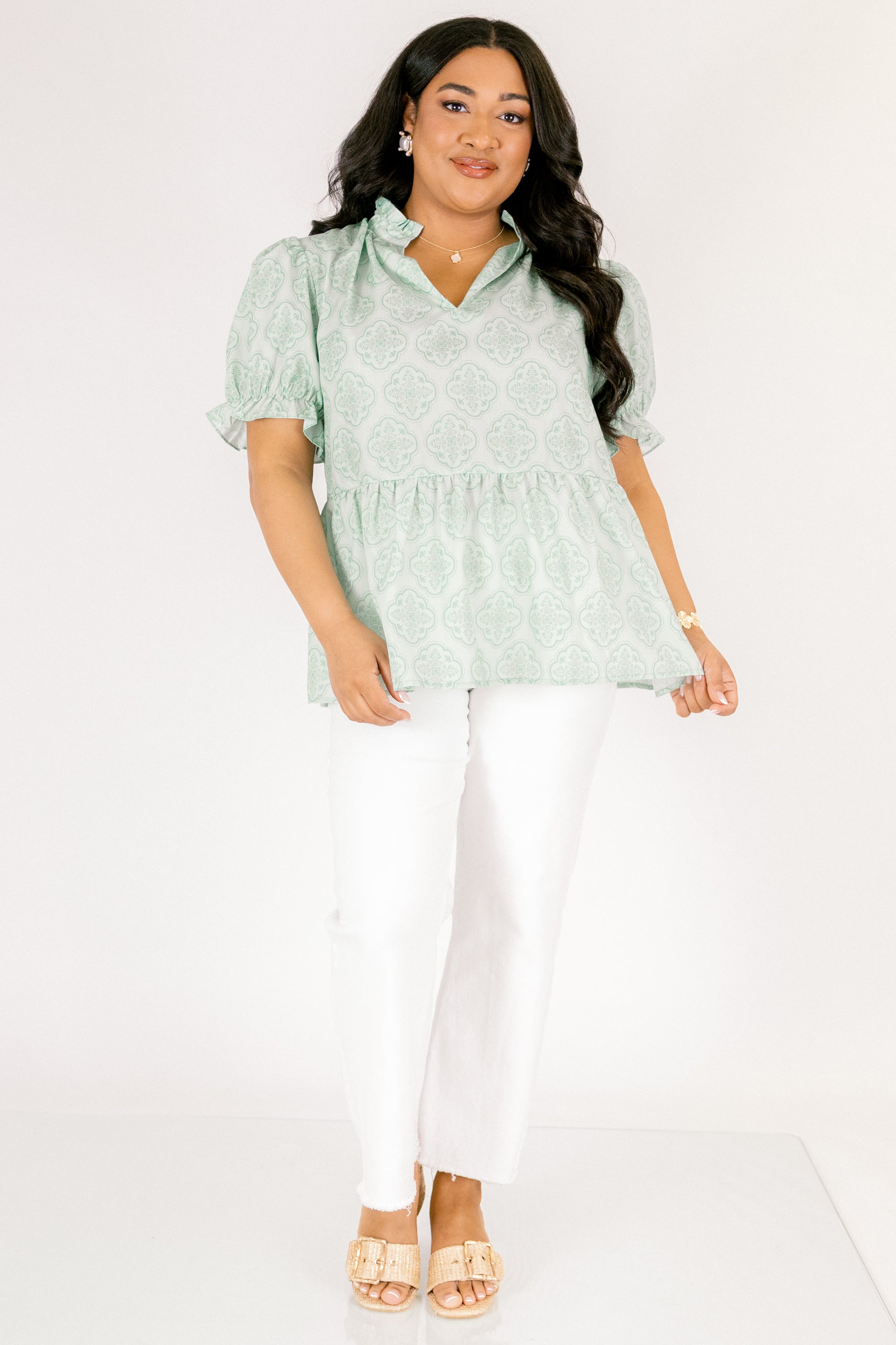 Life With You Top, Green