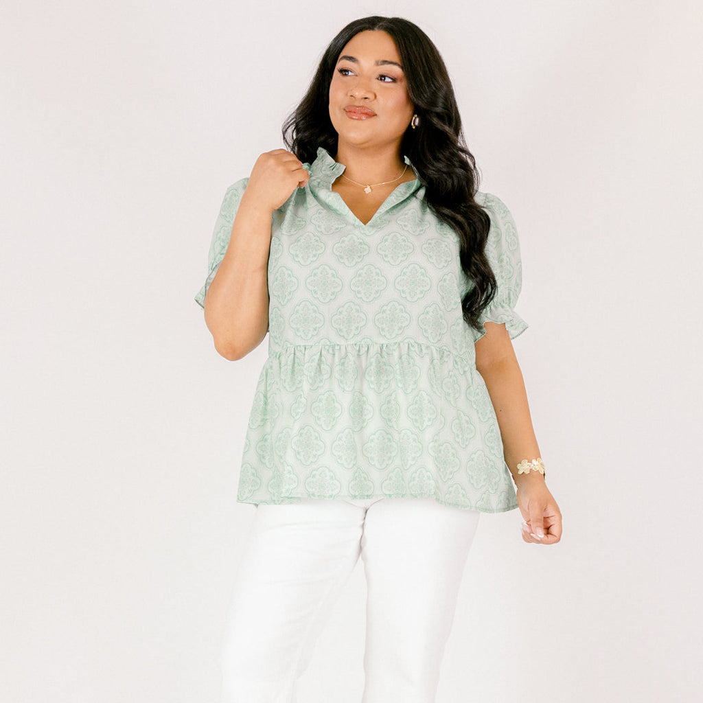 Life With You Top, Green