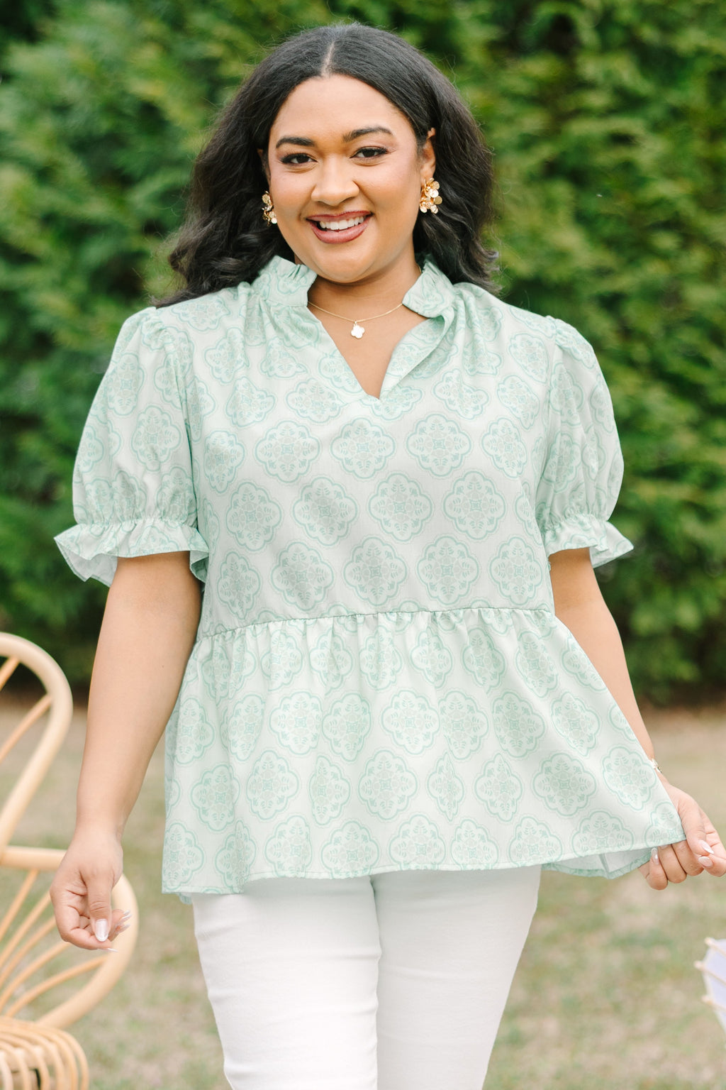 Life With You Top, Green
