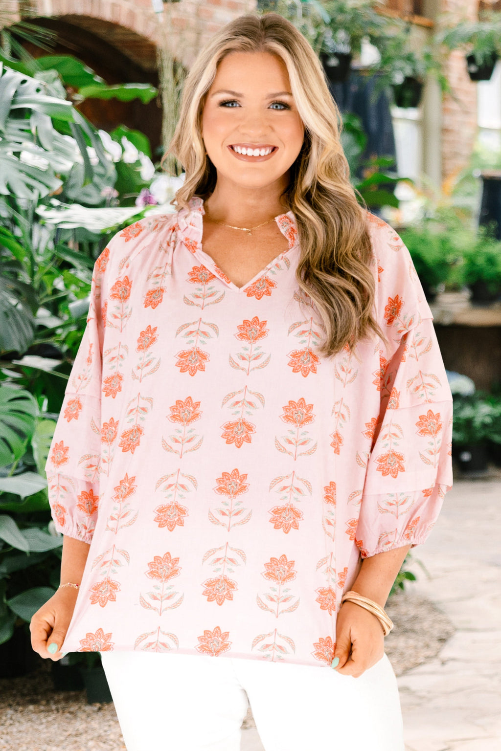 Like A Dream Top, Pink Floral