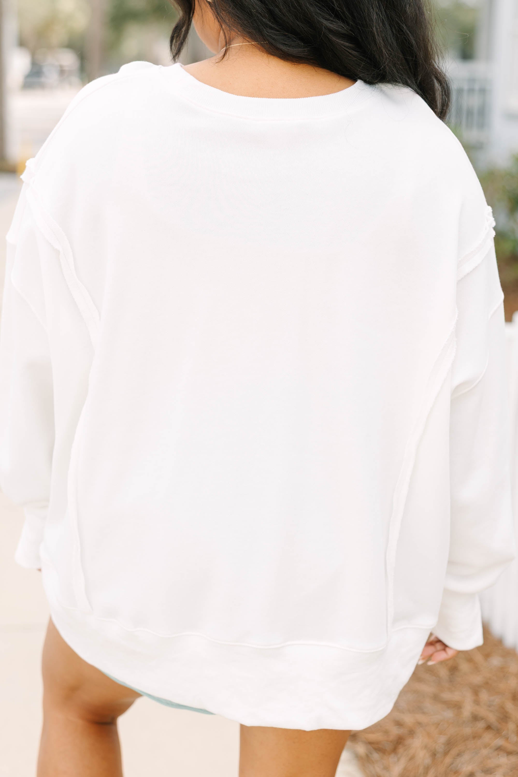 Little Bit Salty Comfy Crew, Ivory