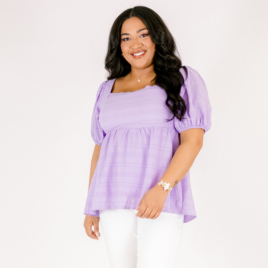 Live A Little Top, Purple