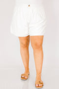 Live, Learn, And Adventure Shorts, Off White