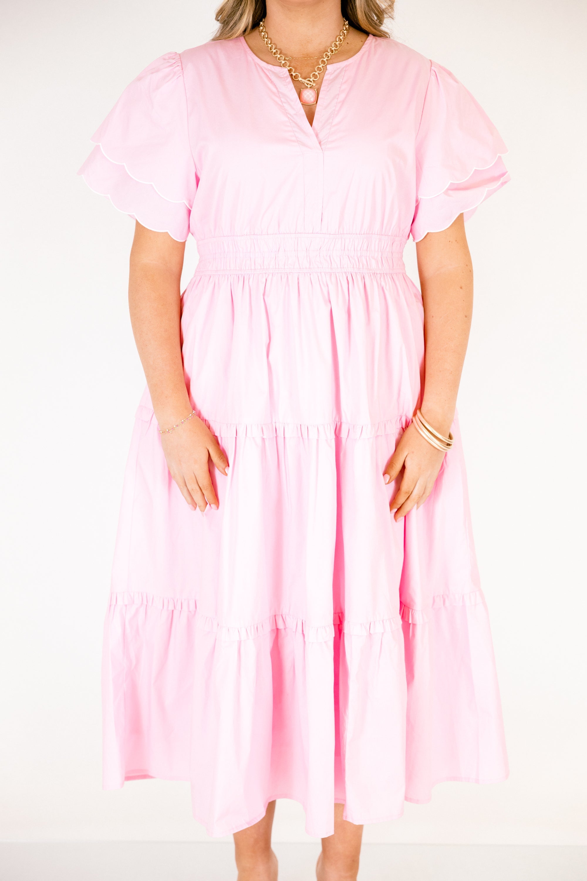 Living For The Classics Dress, Pink