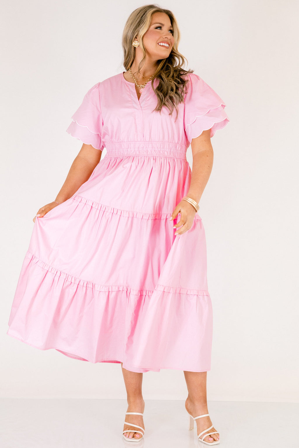 Living For The Classics Dress, Pink