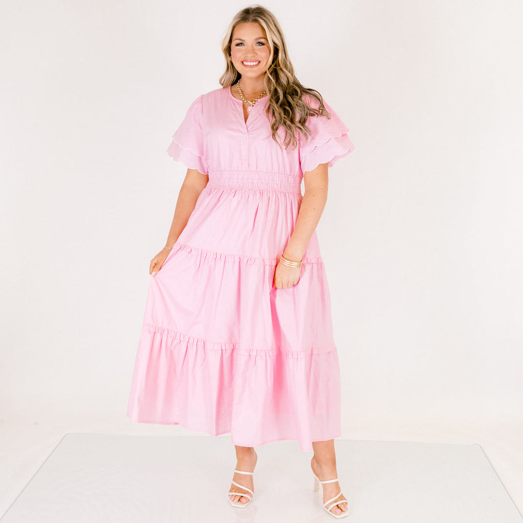 Living For The Classics Dress, Pink
