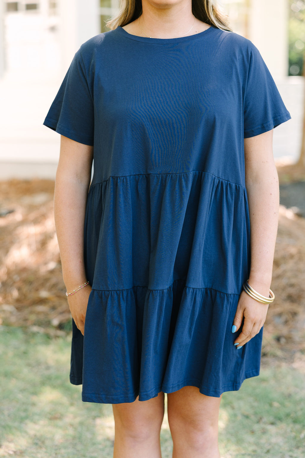 Long Distance Dress, Navy